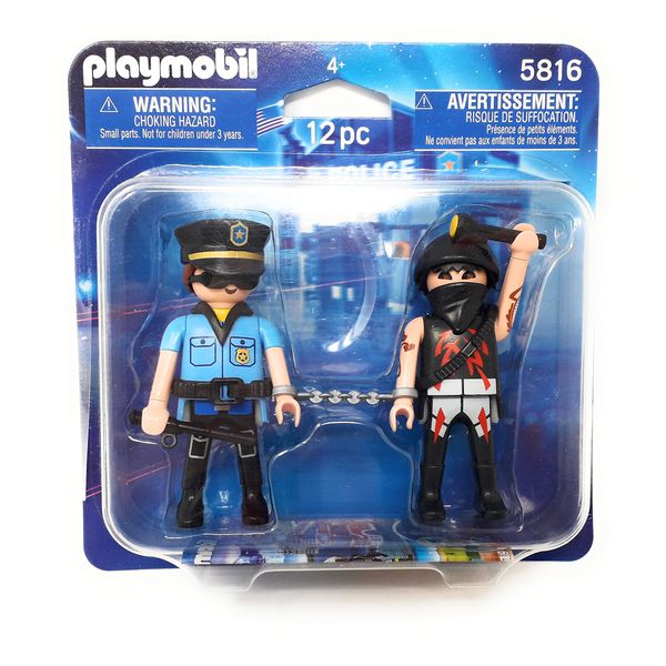 Police 5816: Policeman with Robber - Playmobil