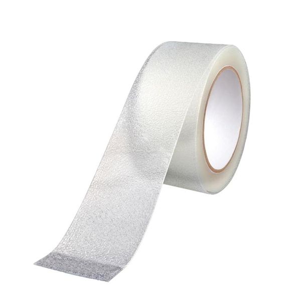 TOMSING Anti-Slip Tape, Transparent, Width 2.0 inches (50 mm) x Length 16.4 ft (5 m), Indoor, Bathtub, Floor, Stairs, Anti-Slip Mat, Anti-tip, Waterproof, PEVA Material (Transparent, Width 2.0 inches