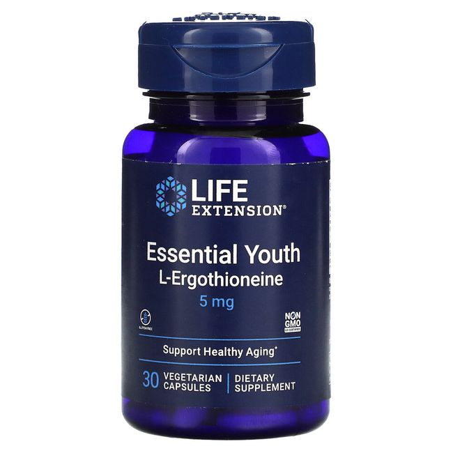 Essential Youth L-Ergothioneine, 5 mg, 30 Vegetarian Capsules