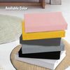 Ev Dekor Double Fitted Sheet Soft 100% Microfiber 40cm extra deep fitted bed sheets - bedsheets bottom sheet - Black (137 x 190) Cm