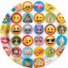 Generique - 8 Emoji cardboard plates