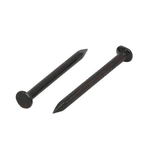 Sourcingmap Hardware Nails 2mm x 25mm Fiber Concrete Cement Wall Point Tip Nails Black 30pcs
