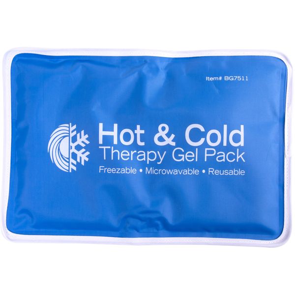 Roscoe Medical Gel Ice Packs Reusable and Cold Packs for Injuries Reusable, Shoulder Ice Pack, Knee Ice Pack, Hot and Cold Pack, Ice Pack for Back, 7.5 x 11 Inches, Medium Ice Pack