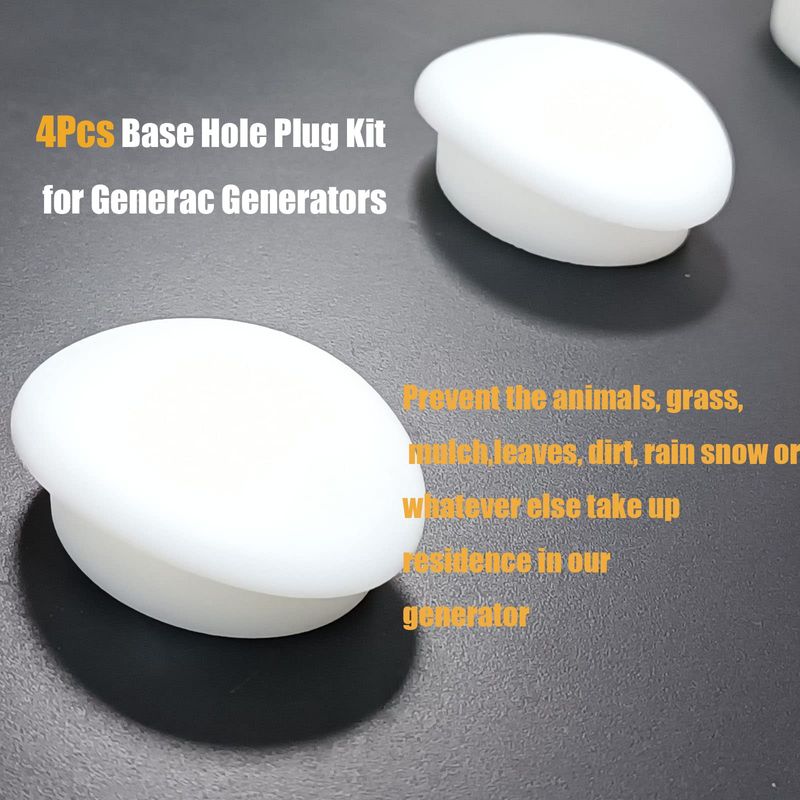 JILINWEI Hole Plug Kit for Generac Generators Home Use,4 Pcs Base Hole ...