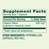 Spring Valley Maca Dietary Supplement - 500 mg - 90 Vegetarian Capsules