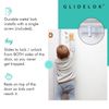 GLIDELOK CHILDPROOF DOOR LOCK - Works on Doors w/ Levers or Knobs