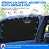 Blackout Car Window Shades: Rear Divider + 2 Side Shades, Keeps Cool