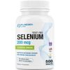 Puregen Labs Selenium 200 mcg Essential Mineral, Antioxidant - 500 Tablets