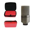 Navitech Red Podcast Microphone Shock Proof Carry Case Compatible with MXL990