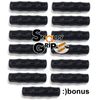 SNAPPY GRIP Ergonomic Replacement Bucket Handles 12 BLACK + BONUS