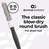 Olivia Garden - Essential Blowout Classic Silver Hairbrush - 15