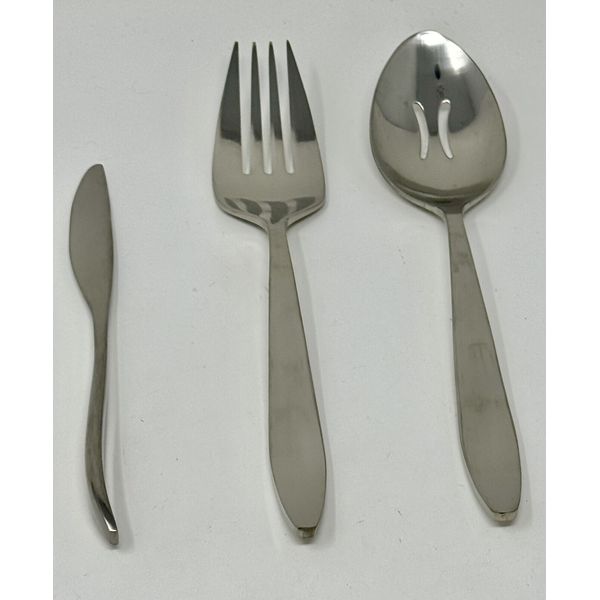 Oneida Sestina 3 Piece Serving Set Quality 18/10 Stainless