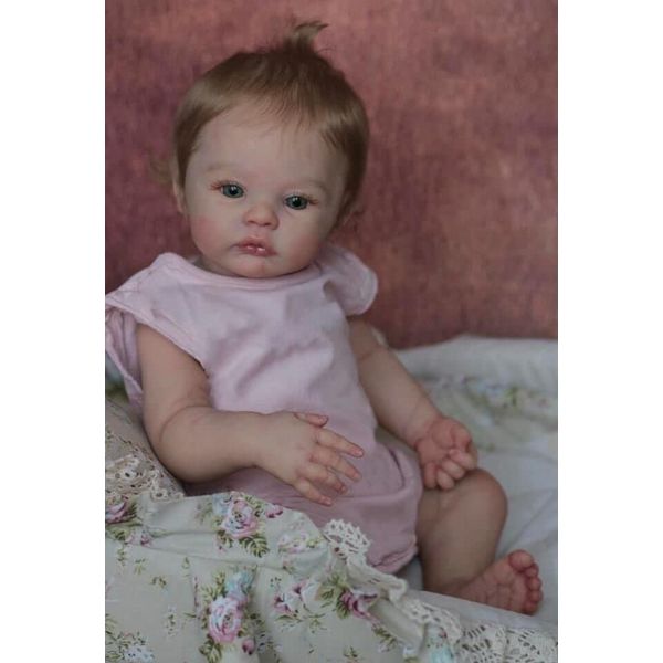 Zero Pam Reborn Baby Doll 19 Inch Realistic Baby Dolls That Look Real Soft Silicone Newborn Baby Dolls with Weighted Cloth Body Birthday Gifts Set for Girls