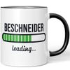 JUNIWORDS Tasse, Beschneider loading, Schwarz (6188982)