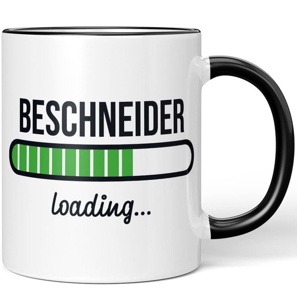 JUNIWORDS Tasse, Beschneider loading, Schwarz (6188982)