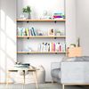 Floating Shelf Brackets 8 Inch Heavy Duty Wall Shelf Brackets 6 Pack for Shelve