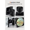 Haidms 2 Pack Black Closet Door Knobs Dummy Door Knob, Individual Dummy Door Knob Single Side, Matte Black Interior Door Knobs