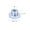 sourcing map Knurled Thumb Nuts, 10Pcs M6x1mm Iron Round Knobs Fasteners for 3D Printer Parts