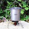 Lixada Portable Titanium Camping Picnic Mug with Foldable Handle Stil4 750ML