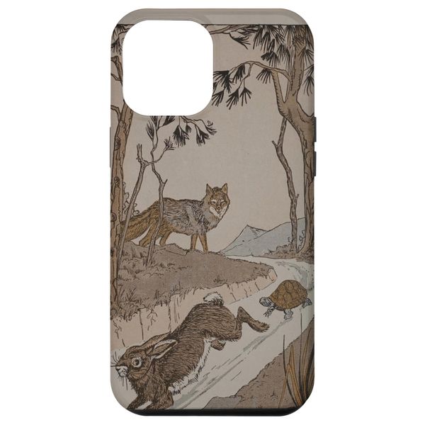 iPhone 14 Pro Max Aesop's Fable Turtle and Hare Smartphone Case