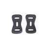 HITHUT Camera Strap Stainless Steel Triangle Split Ring Hook with Leather Protector Cover Pad Set for DSLR RF Mirrorless Camera