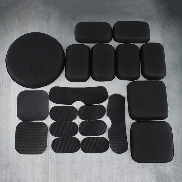 19pcs/Set Tactical Helmet Replacement Foam Motorcycle Padding Kits Accessories