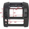 Dash Console Instrument Panel Cluster Lid Bezel Black FOR 2005-2020 Nissan Frontier