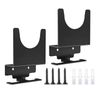 Perfk 2pcs Angle Grinder Holder Polisher Holder Storage Rack Wall Mount Bracket Home Shop Workbench Hand Sander Tool