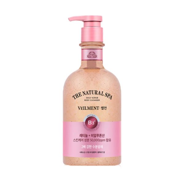 [Lotte Department Store] LG Household &amp; Health Care Belman Natural Spa Black Rose Dead Sea Salt Scrub Wash 600g