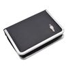 English Pewter Count Dracula Design Black Leatherette Manicure Set