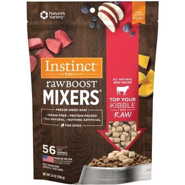 Instinct Raw Boost Mixers Freeze Dried Dog Food 14 Ounce (Pack of 1)