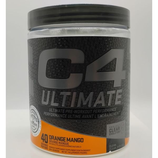 Cellucor C4 Ultimate - Pre Workout Powder - 40 Servings - Orange Mango