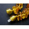 Amber Necklace 45 cm with Twist Cap Bright Amber