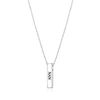Philip Jones Silver Plated Nan Bar Necklace