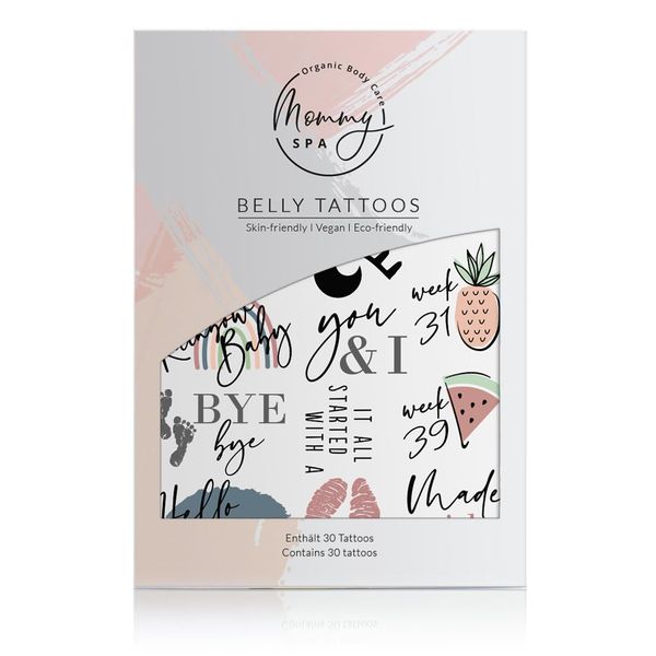 Temporary Belly Tattoos - Coloured Edition