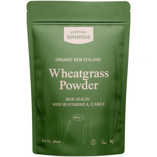 Wheatgrass Powder Premium EU raw & Natural Wheatgrass a Pure Keto Ingredient Ideal for Wheatgrass Powder Juice and Wheat Grass Shots - 200g