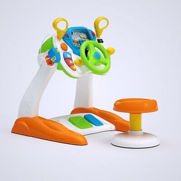 Koreyosh Kid Pretend Ride on Toy Driver Simulation Car Toddler Play Station Gift