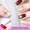 Clear Silicone Jelly Stamper with Scraper Transparent Nail Stamper Double Sided Nail Art Stamper for French Tip Nails Design Tools Manicure Tools
