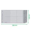 LEITZ REGISTER A-Z PLASTIC A5 CROSS