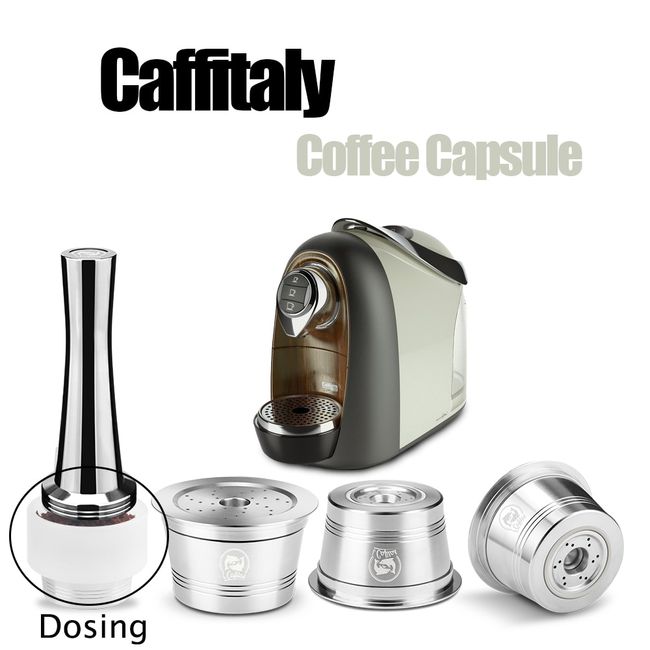 Stainless Steel Reusable Coffee Capsule Pods Compatibel with