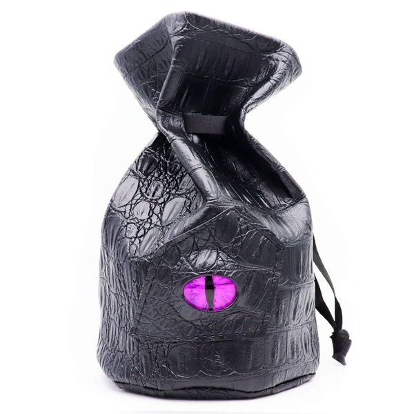Haxtec Standing Dragon Eye Dice Bag-Purple L