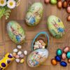 Crafty Capers Veg Patch | Peter Rabbit Two-Part Tinware Egg | Fillable Easter Gift