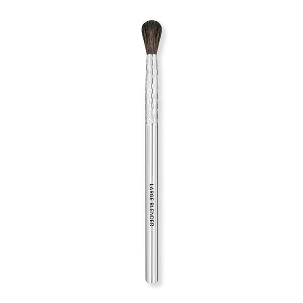 MESAUDA e01 Large Blender Brush - Synthetic, Silver Handle - Eyeshadow Blending Brush