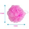 10 Pack Mesh Bath Sponges,Soft Bath Shower Loofah Sponge,Colorful Exfoliating Scrubber for Kids Women Men Body Wash,Random Color