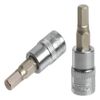 KS Tools 922.1463-1/4'' Hex Socket Screwdriver Set, L.37mm - 5mm - Ultimate® Range - Chrome Vanadium - Satin Chrome Finish