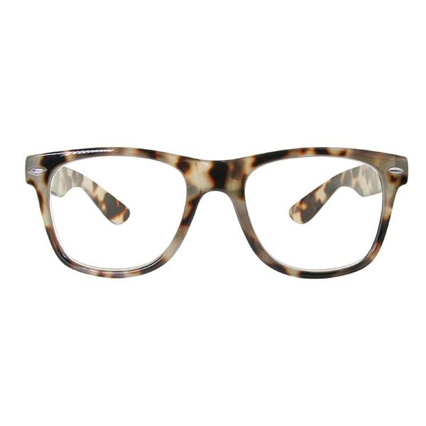 Reading Glasses 'Billi Big' White Tortoiseshell +1.00
