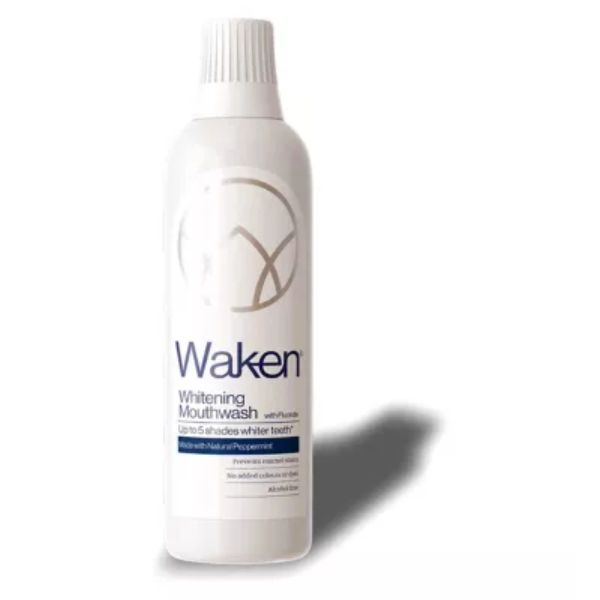 Waken Whitening Mouthwash PepperMint 500ml