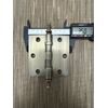 Solid Brass Door Hinge Ball Bearing 3.5" x 3.5" with Crown Head (Antique Bronze)