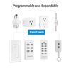 DEWENWILS Remote Control Outlet Switch 100 FT Wireless 1 Remote and 3 Outlets