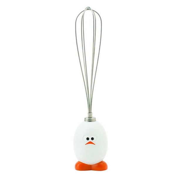 MSC International 96019 Joie Whisky Egg and Batter Whisk, Stainless Steel Wires, White, 1 EA